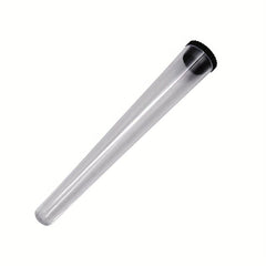 5pcs Plastic Tapered Storage Tube 115MM Trumpet Tube With Cover Roll Paper