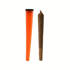 5pcs Plastic Tapered Storage Tube 115MM Trumpet Tube With Cover Roll Paper