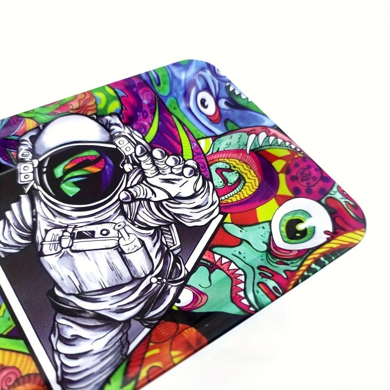 Creative Pattern Rolling Tray Metal Rolling Tray Wake Up Tray