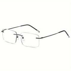 Ultra Light Rimless Progressive Reading Glasses