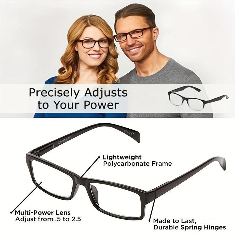 Auto Adjusting Presbyopic Glasses High Multifocal Power Readers