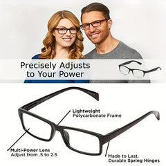 Auto Adjusting Presbyopic Glasses High Multifocal Power Readers
