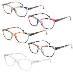 Women Reading Glasses Colorful Cat Eye Light Blacking Glasses