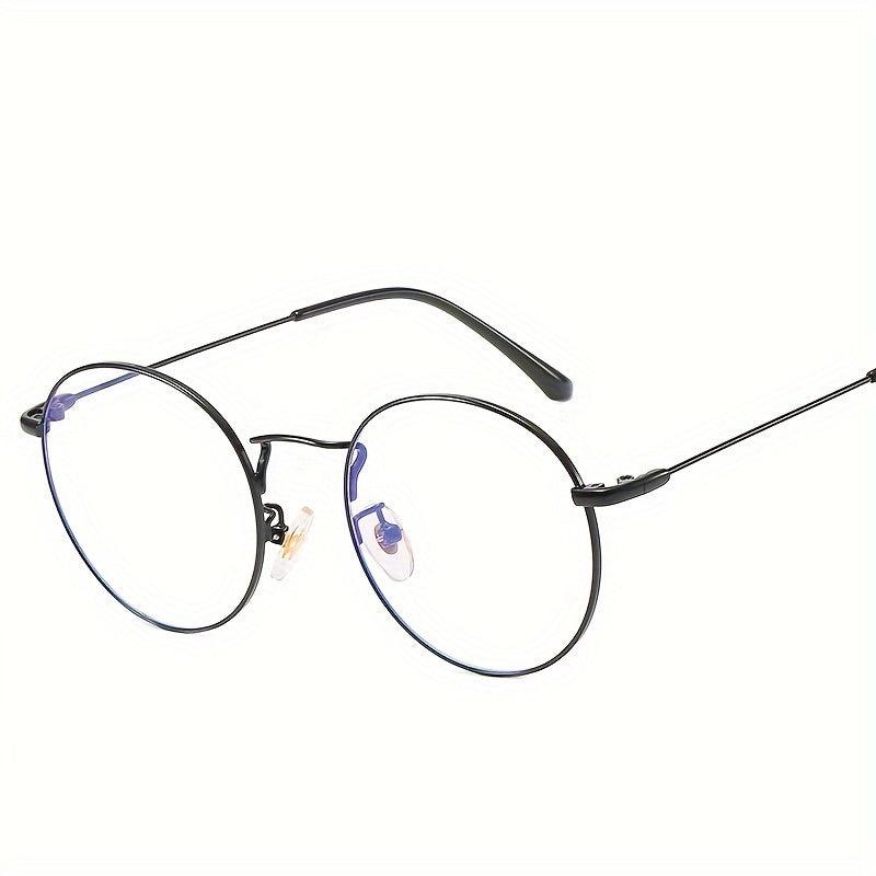 Round Light Glasses Vintage Metal Frame Two Sizes