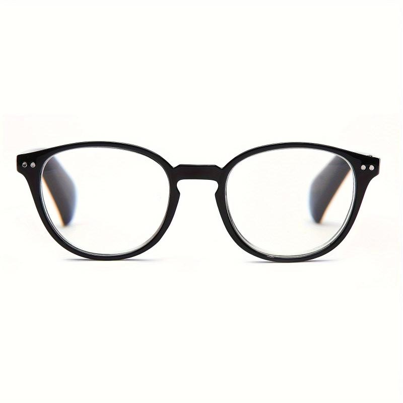 5pcs Light Blocking Reading Glasses Anti Glare Non prescription Round