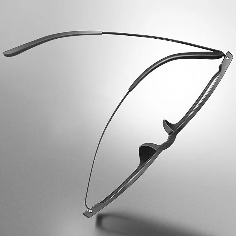 Ultralight Men's Reading Glasses Business Eyewear Light Blocking