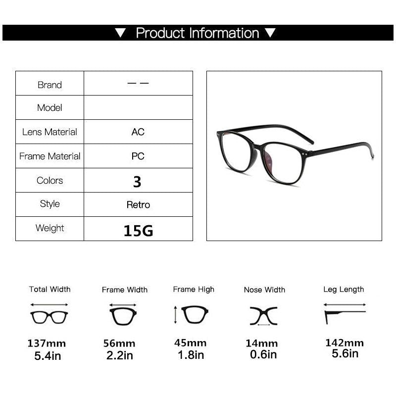 Piar Light Blocking Glasses Clear Lens Reduce Eye Fatigue UV Glare
