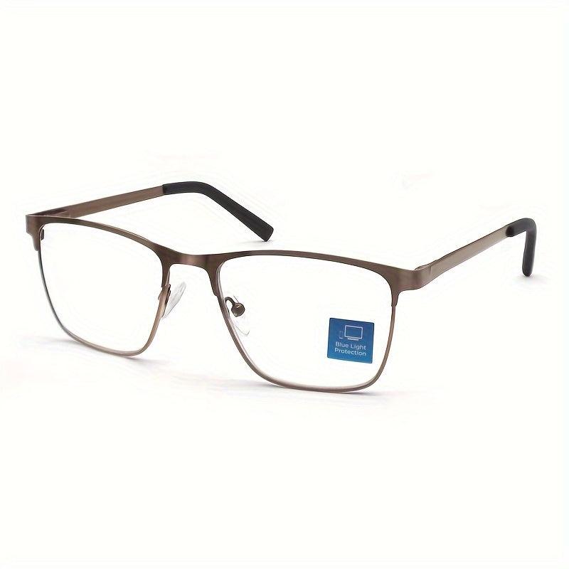 Men's Metal Frame Reading Glasses Diopter 0.75-4.0