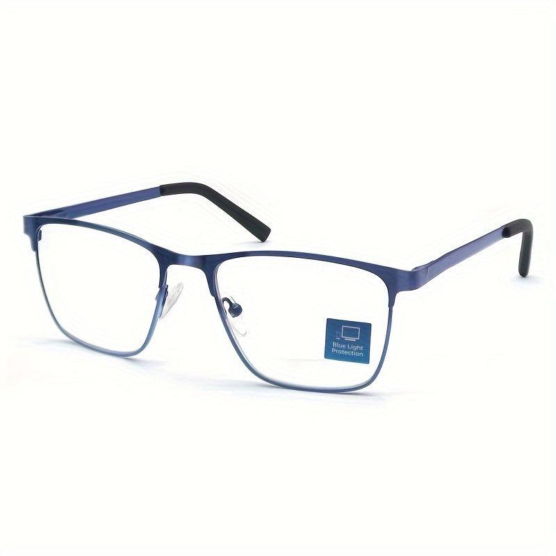 Men's Metal Frame Reading Glasses Diopter 0.75-4.0