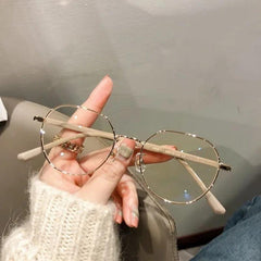TR90 Anti Light Polygonal Frame Glasses