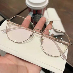 TR90 Anti Light Polygonal Frame Glasses
