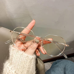 TR90 Anti Light Polygonal Frame Glasses