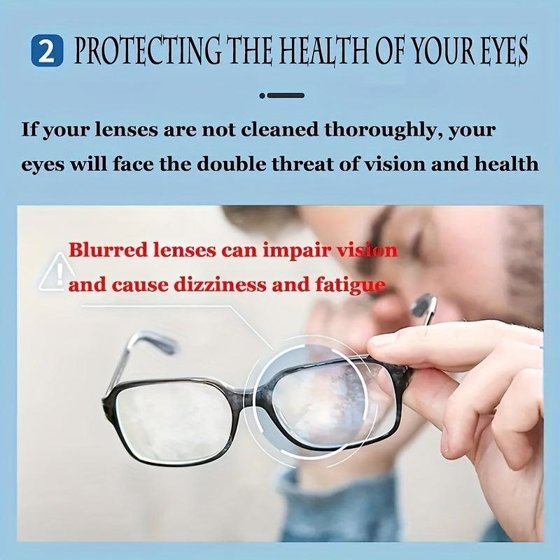 100Pcs Eyeglass Cleaner Lens Wipes Non Streaking Anti Fog Individually Wrapped
