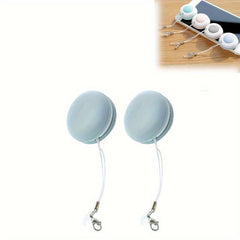 2pcs Macaron Phone Screen Cleaner Keychain Charm
