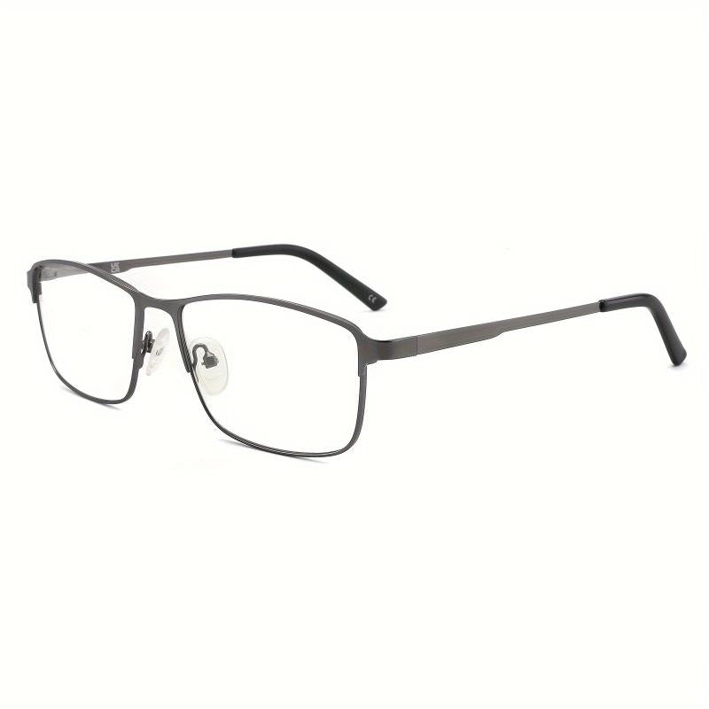 Light Blocking Reading Glasses Men Metal Frame Stylish Readers