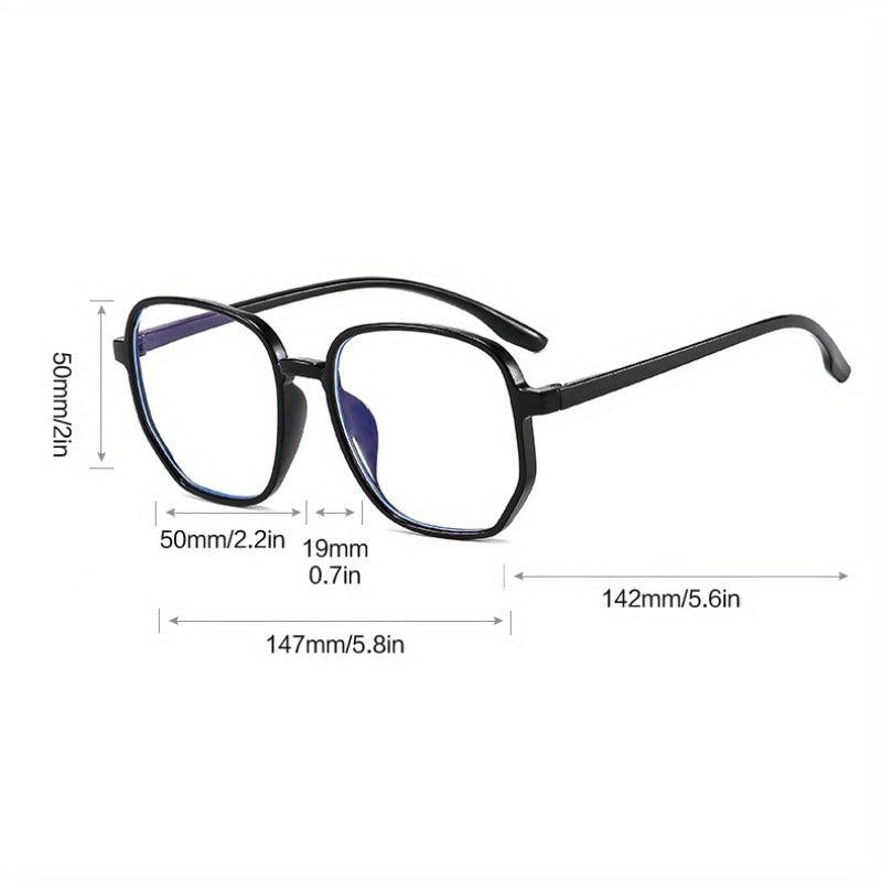Light Blocking Glasses Clear Lens For Women & Men Reduce UV Glare From Computer
