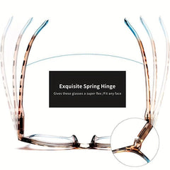3pcs Vintage Reading Glasses Ultra Clear Vision Spring Hinge & Matte Finish