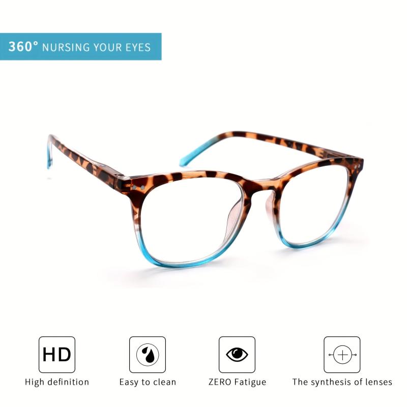 3pcs Vintage Reading Glasses Ultra Clear Vision Spring Hinge & Matte Finish