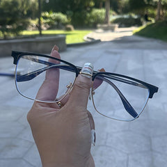 Retro Men's Golden Eyebrows Anti Glasses Funky Glasses