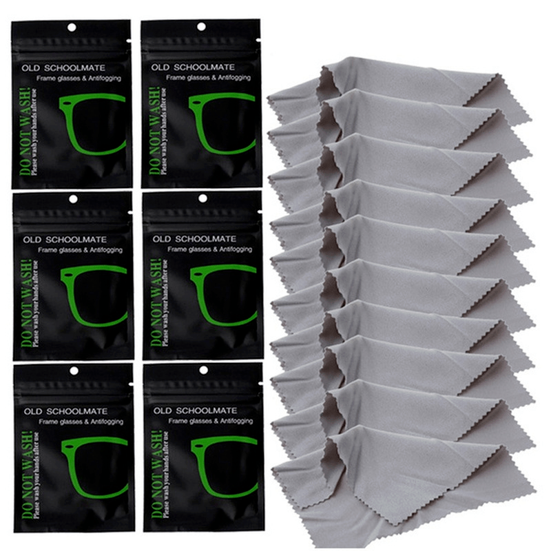 Anti Fog Wipes for Glasses - Pre Moistened Lens Cloth - Defogger Eyeglass Wipe