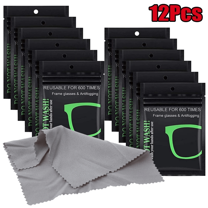 Anti Fog Wipes for Glasses - Pre Moistened Lens Cloth - Defogger Eyeglass Wipe