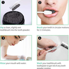 Activated Charcoal Teeth Whitening Powder Stain Remover & Toothpaste Alternative
