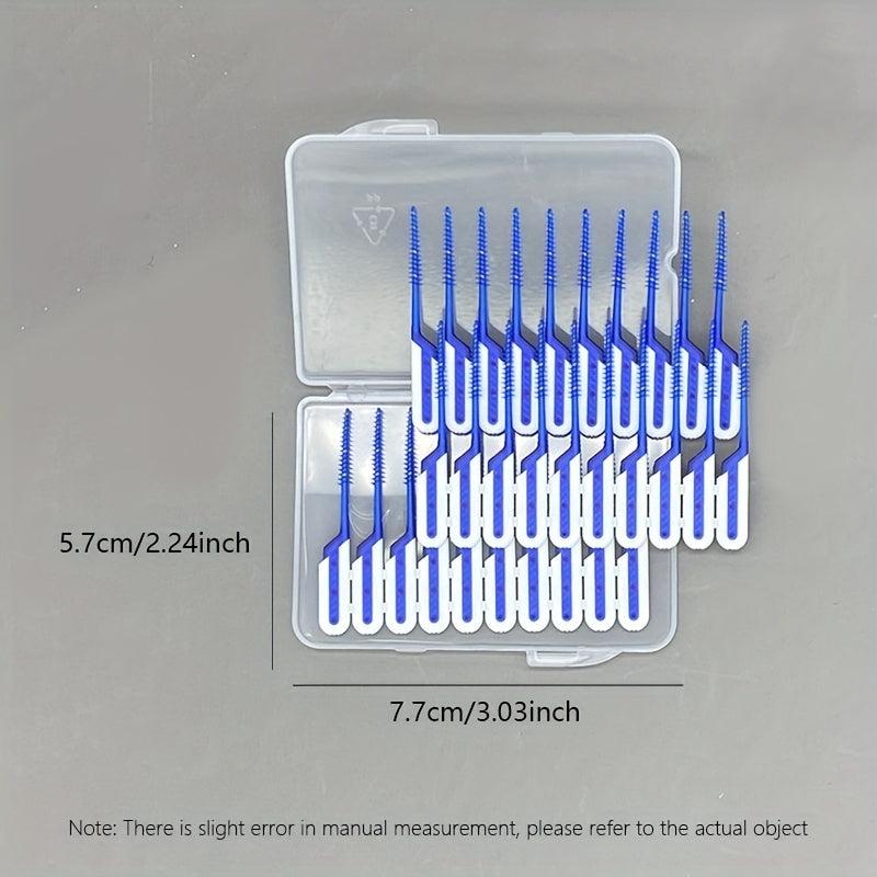 20pcs Silicone Seam Brush Orthodontic Teeth Gap Brush Cleaning