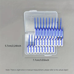 20pcs Silicone Seam Brush Orthodontic Teeth Gap Brush Cleaning