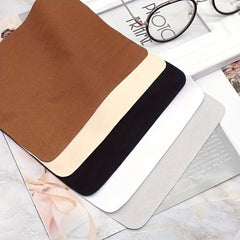 5pcs Suede Velvet Glasses Cloth Jewelry Computer Phone Screen Cleaning Cloth
