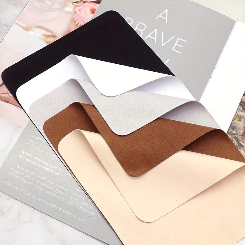 5pcs Suede Velvet Glasses Cloth Jewelry Computer Phone Screen Cleaning Cloth