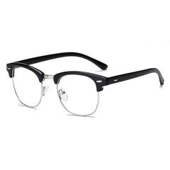 Classic Gaming Glasses for Women Semi Rimless Frame
