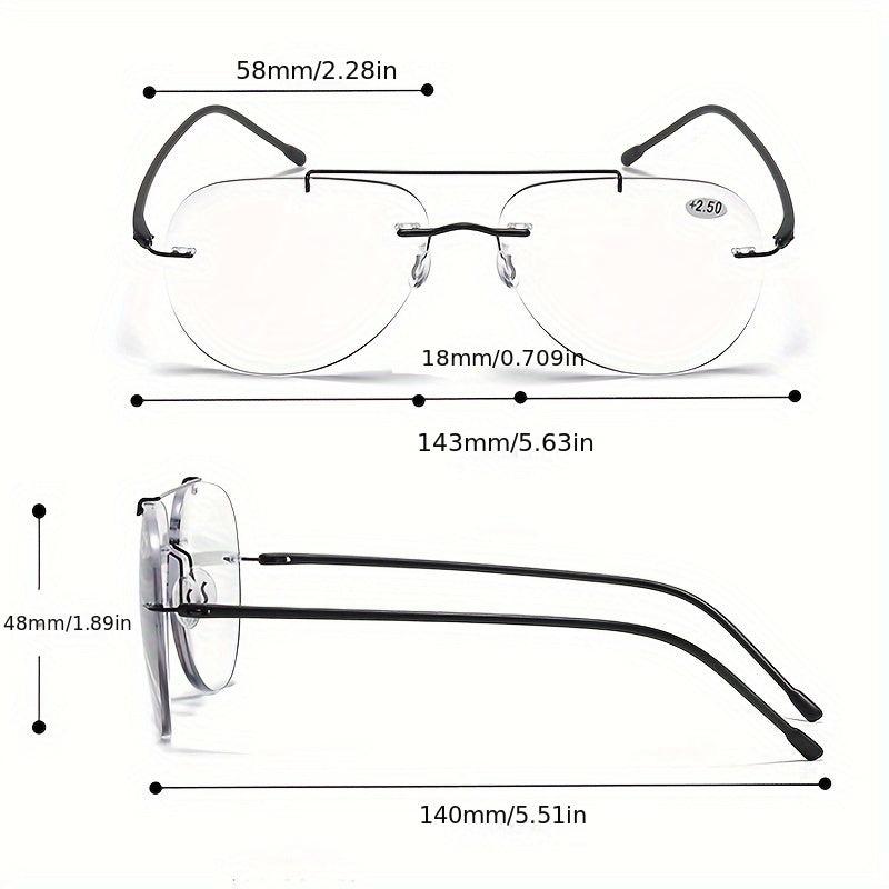 Transition Photochromic Multifocal Reading Glasses Men Women