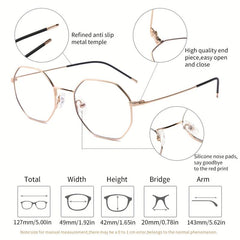 Anti Glare UV400 Light Blocking Glasses Titanium Frame