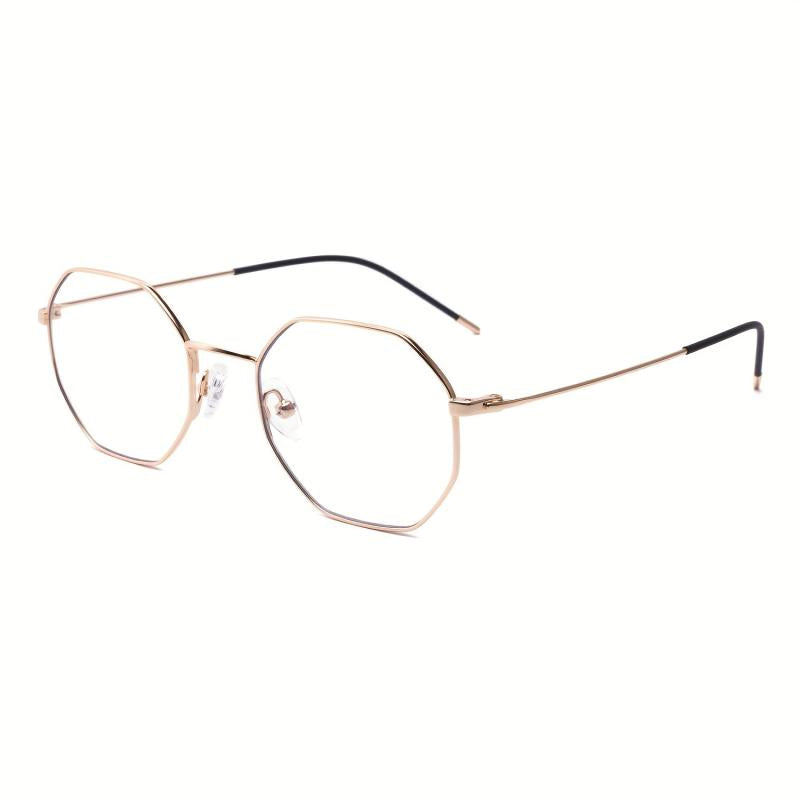Anti Glare UV400 Light Blocking Glasses Titanium Frame