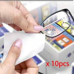 100pcs Eyeglasses Paper Clean Wipes Lens Magic Tools