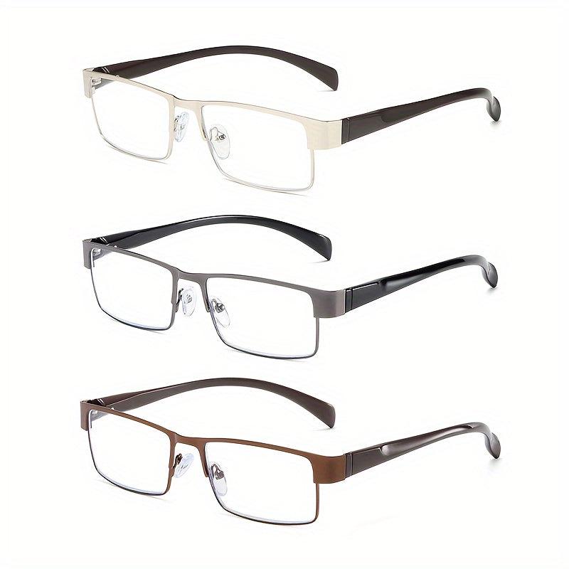 Metal Frame Spring Hinges Presbyopia Reading Glasses