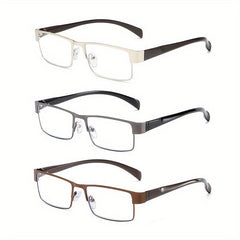 Metal Frame Spring Hinges Presbyopia Reading Glasses