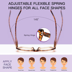 Reading Glasses Light Blocking Butterfly Frame Computer Readers