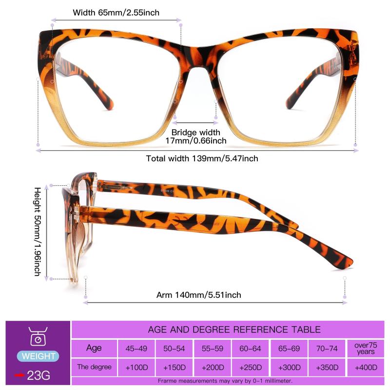 Reading Glasses Light Blocking Butterfly Frame Computer Readers