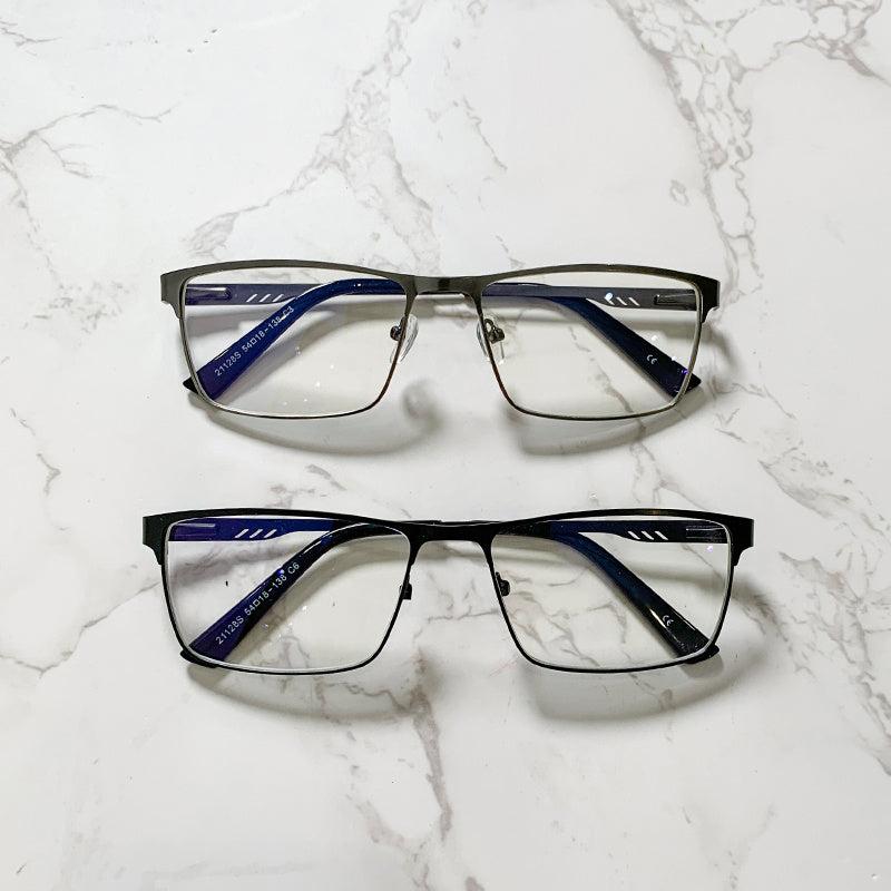Metal Frame Light Blocking Spring Hinges Eyeglasses