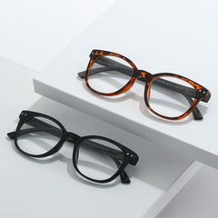5 Pairs Stylish Reading Glasses Spring Hinge Plastic Frame Men Women