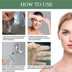 11pcs Anti Wrinkle Silicone Sticker Face Neck Lifting Patch Firming Pad