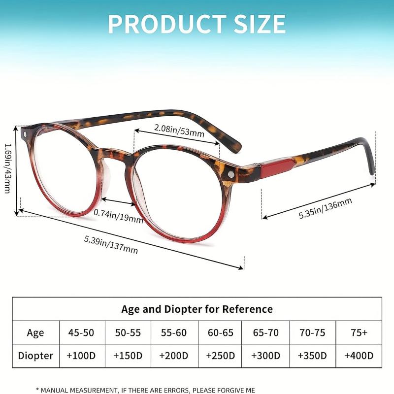 Women's Light Blocking Reading Glasses with Spring Hinge