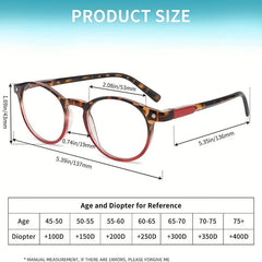 Women's Light Blocking Reading Glasses with Spring Hinge
