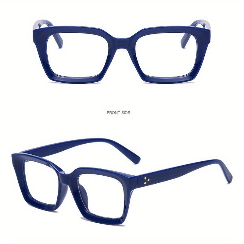 Light Blocking Glasses Clear Lens Reduce UV Glare Women Men Y2K Style
