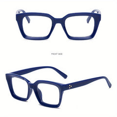 Light Blocking Glasses Clear Lens Reduce UV Glare Women Men Y2K Style
