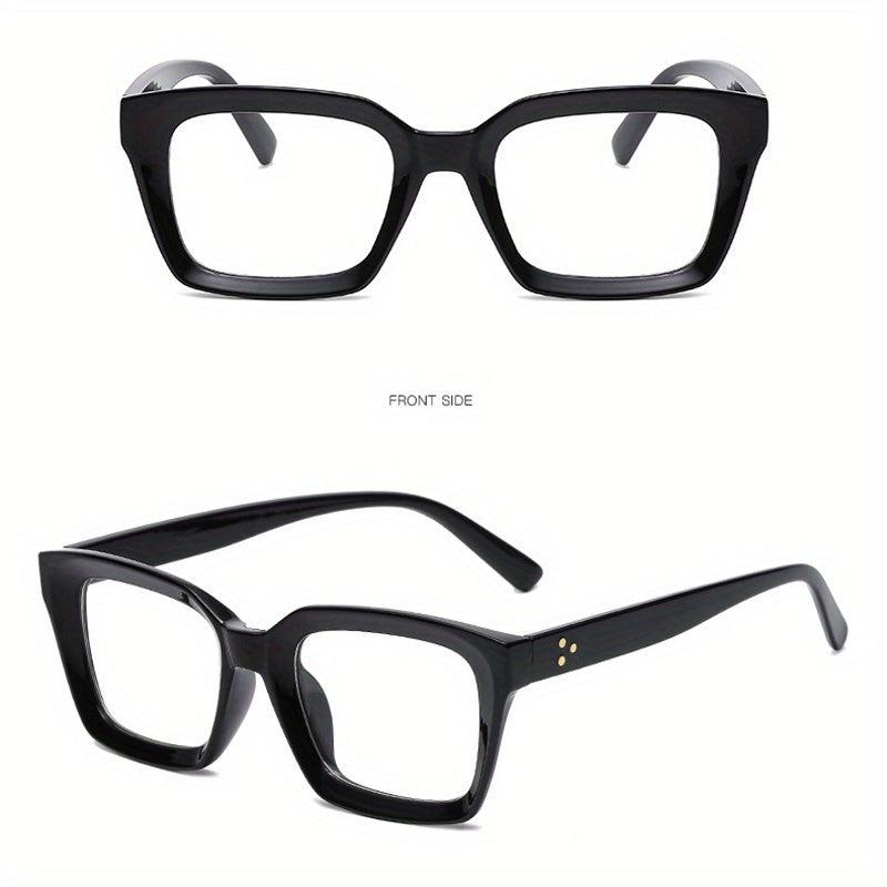 Light Blocking Glasses Clear Lens Reduce UV Glare Women Men Y2K Style
