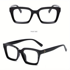 Light Blocking Glasses Clear Lens Reduce UV Glare Women Men Y2K Style