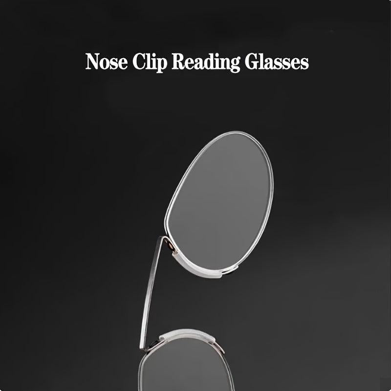 Pince nez Nose Clip Mini Glasses Reading Glasses Rimless Reading Glasses