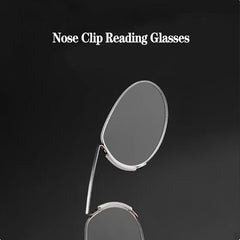 Pince nez Nose Clip Mini Glasses Reading Glasses Rimless Reading Glasses